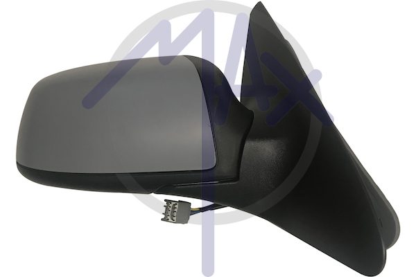 Exterior rear-view mirror, right, electric, cover for painting, heated convex chrome glass