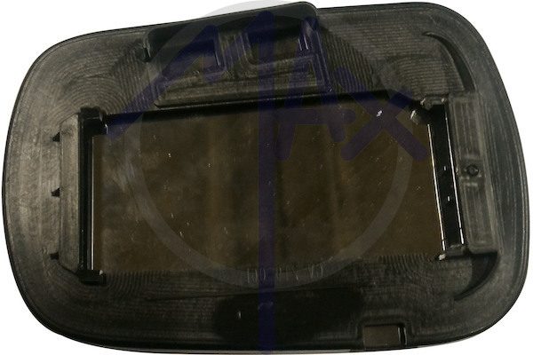 Rear-view mirror glass, right, convex chrome