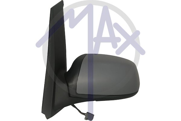 Exterior rear-view mirror, left, electric, cover for painting, heated convex chrome glass