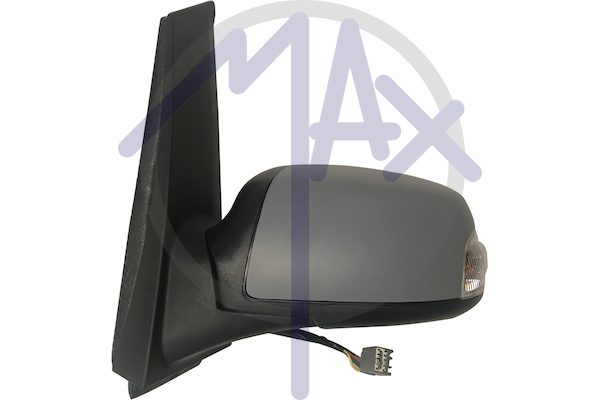 Specchietto retrovisore esterno sinistro, elettrico, calotta da verniciare, con freccia, con luce di cortesia, vetro convesso cromato riscaldato