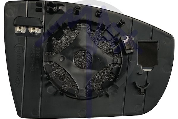 Left rear-view mirror glass, aspherical chrome, heated