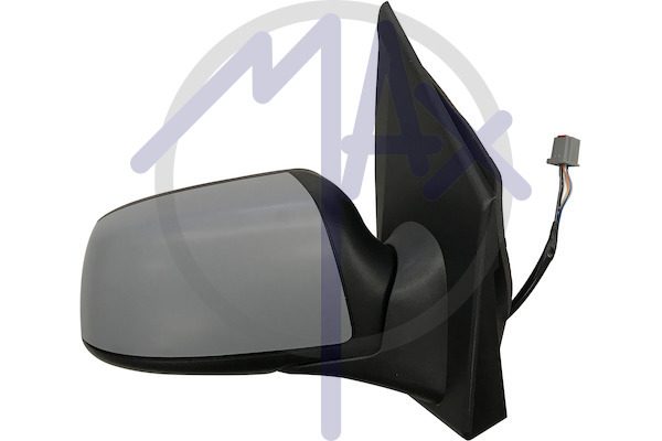 Exterior rear-view mirror, right, electric, cover for painting, heated convex chrome glass
