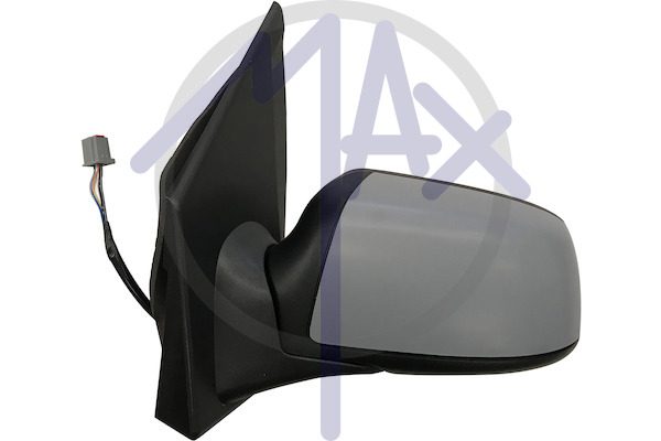 Specchietto retrovisore esterno sinistro, elettrico, calotta da verniciare, ripiegabile elettricamente, vetro convesso cromato riscaldato