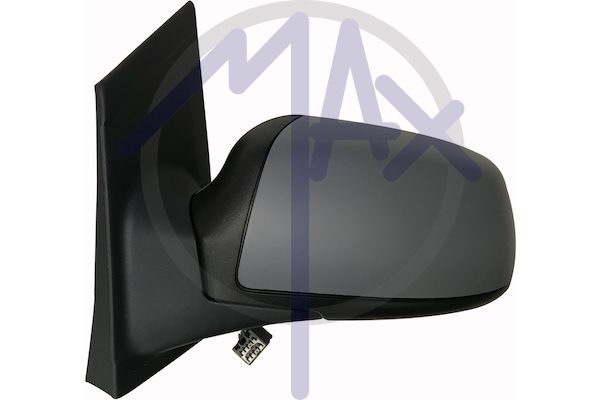 Specchietto retrovisore esterno sinistro, elettrico, calotta da verniciare, ripiegabile elettricamente, vetro convesso cromato riscaldato, 7 pin
