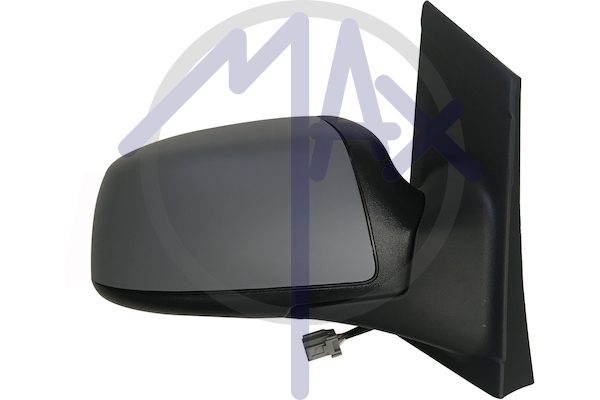 Exterior rear-view mirror, right, electric, cover for painting, heated convex chrome glass
