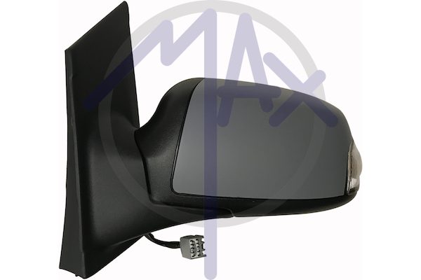 Specchietto retrovisore esterno sinistro, elettrico, calotta da verniciare, con freccia, vetro convesso cromato riscaldato