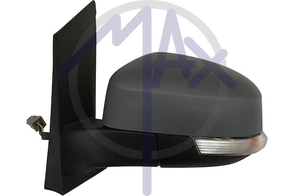 Outer rear-view mirror left, electric, cap to be painted, with indicator, heated chrome aspherical glass
