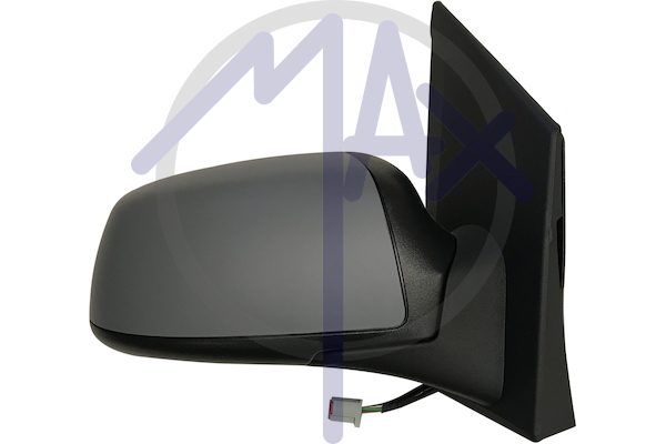 Exterior rear-view mirror, right, electric, cover for painting, heated convex chrome glass