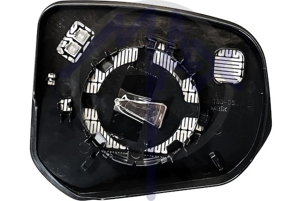 Left rear-view mirror glass, aspherical chrome, heated