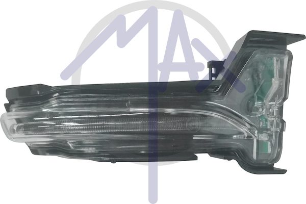 Right rear-view mirror indicator, LED