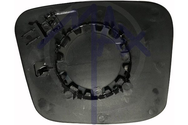 Rear-view mirror glass, right, convex chrome