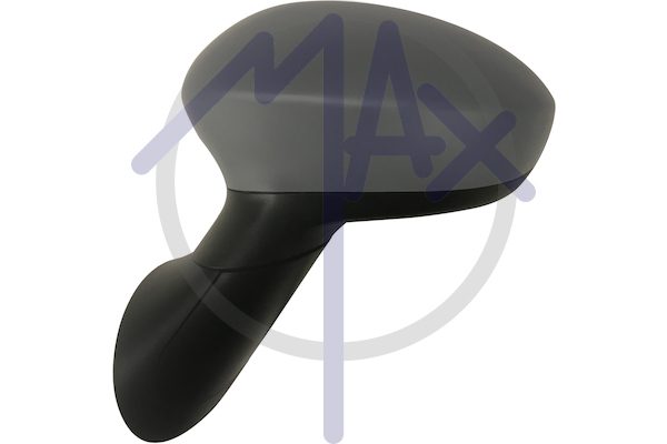 Exterior rear-view mirror, left, electric, cover for painting, heated convex chrome glass