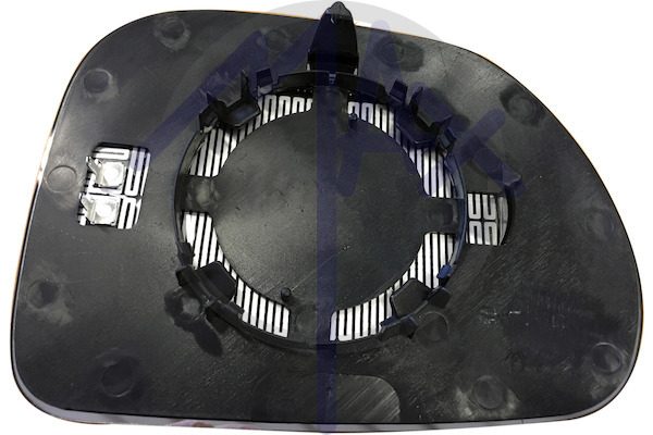 Left rear-view mirror glass, aspherical chrome, heated