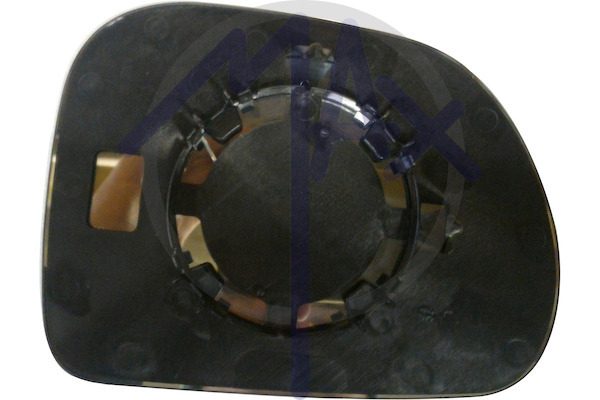 Left rear-view mirror glass, chrome aspherical