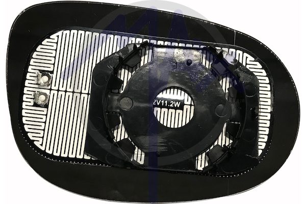 Rear-view mirror glass left, heated blue aspherical