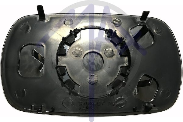 Vetro specchietto retrovisore sinistro o destro, convesso cromato