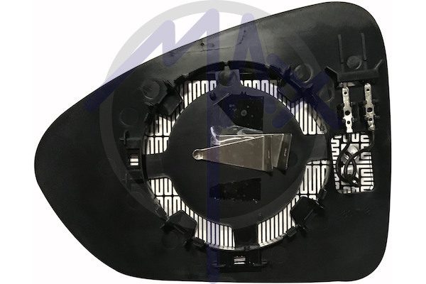 Right rear-view mirror glass, convex chrome, heated