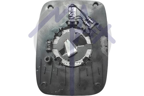 Rear-view mirror glass, right, heated aspherical chrome