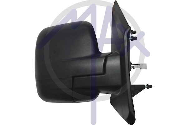 Specchietto retrovisore esterno destro, elettrico, calotta nera, con sensore temperatura, vetro asferico cromato riscaldato, 7 pin