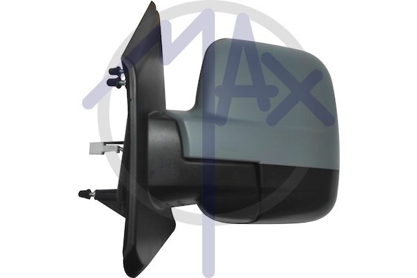 Exterior rear-view mirror left, electric, cap to be painted, aspherical chrome heated glass, 5 pin