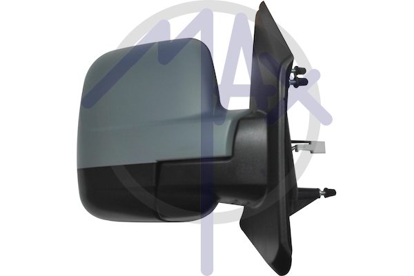 Specchietto retrovisore esterno destro, elettrico, calotta da verniciare, con sensore temperatura, vetro asferico cromato riscaldato, 7 pin