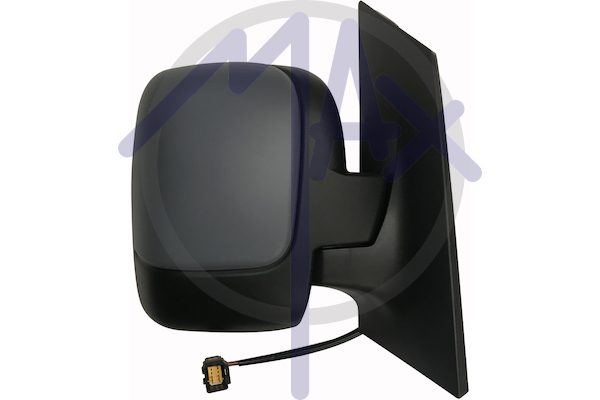 Specchietto retrovisore esterno destro, elettrico, calotta da verniciare, con sensore temperatura, vetro convesso cromato riscaldato, doppio vetro