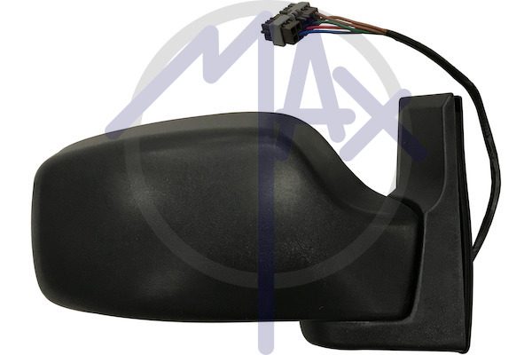 Specchietto retrovisore esterno destro, elettrico, calotta nera, con sensore temperatura, vetro convesso cromato riscaldato