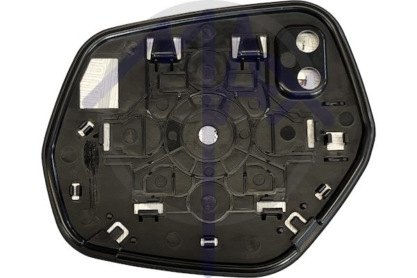 Right rear-view mirror glass, convex chrome, heated