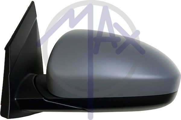 Left outer rear-view mirror, electric, cover to be painted, heated chrome convex glass, 5 pin