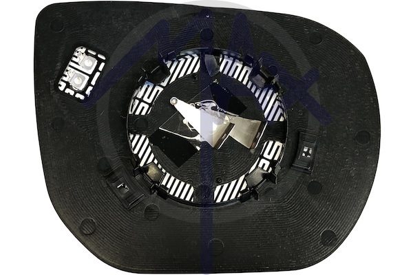 Left rear-view mirror glass, aspherical chrome, heated