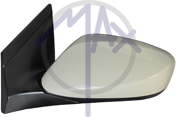 Left outer rear-view mirror, electric, cover to be painted, heated chrome convex glass, 5 pin