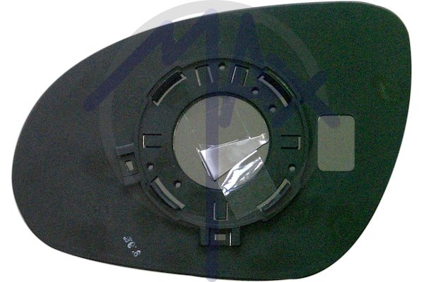 Vetro specchietto retrovisore destro, convesso cromato, modello Corea