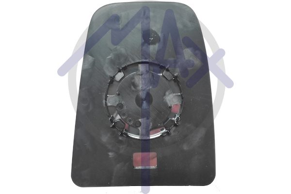 Vetro specchietto retrovisore destro, convesso cromato, doppio vetro parte superiore