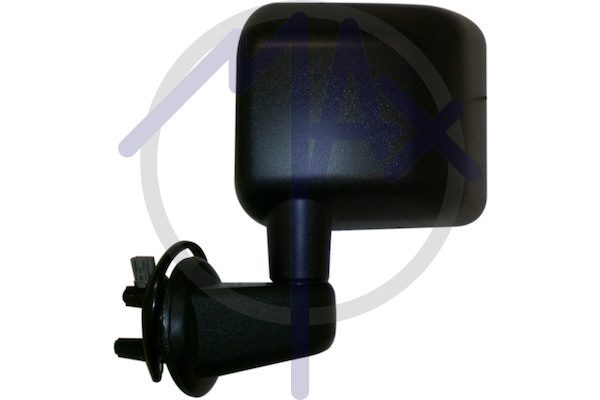 Specchietto retrovisore esterno sinistro, elettrico, calotta nera, vetro cromato riscaldato, 5 pin
