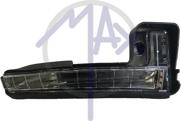 Right rear-view mirror indicator, LED