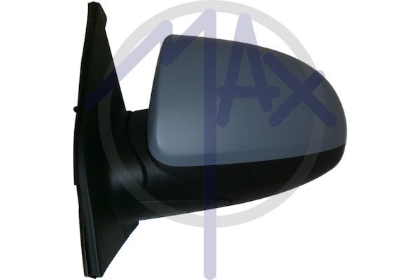 Left outer rear-view mirror, electric, cover to be painted, heated chrome convex glass, 5 pin