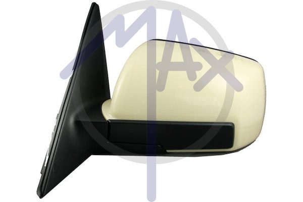 Left outer rear-view mirror, electric, cover to be painted, heated chrome convex glass, 5 pin