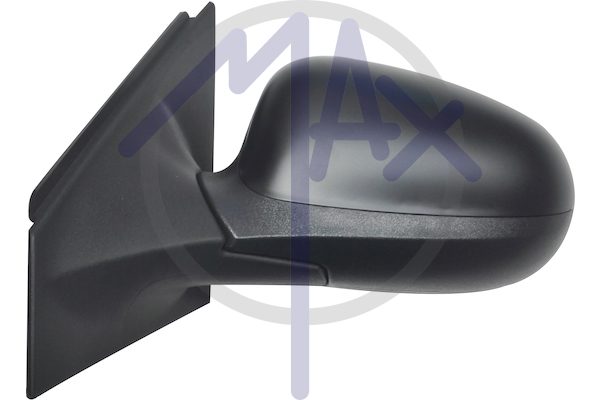 Specchietto retrovisore esterno sinistro, elettrico, calotta da verniciare, vetro convesso cromato, 3 pin