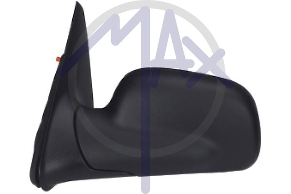 Specchietto retrovisore esterno sinistro, elettrico, calotta nera, ripiegabile elettricamente, vetro convesso cromato riscaldato, 7 pin