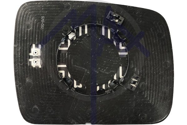Vetro specchietto retrovisore sinistro, convesso blu riscaldato