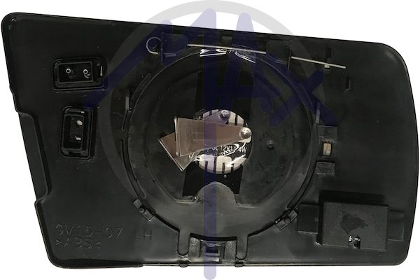 Rear-view mirror glass left, heated blue aspherical