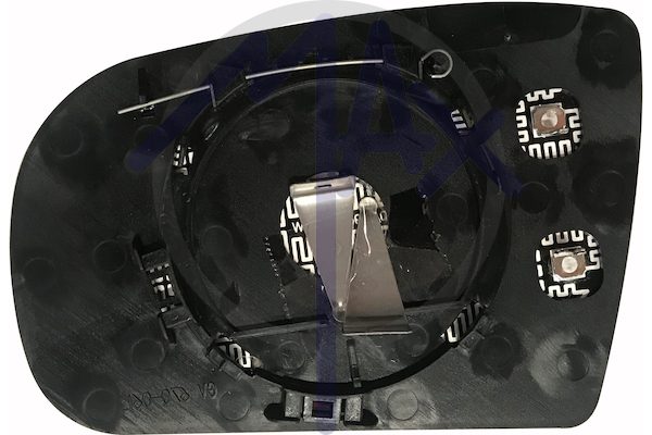 Rear-view mirror glass, right, heated aspherical chrome