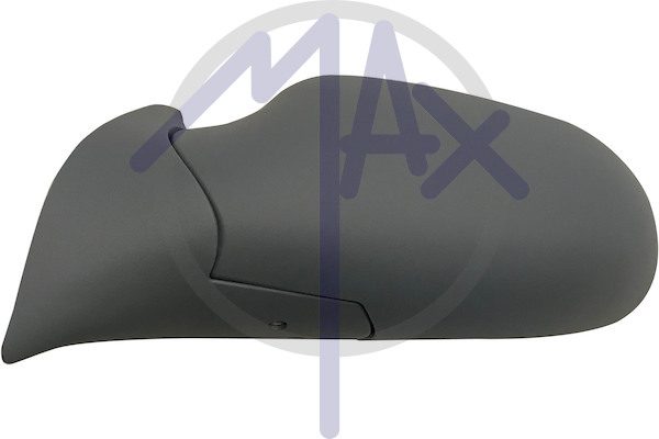 Specchietto retrovisore esterno sinistro, elettrico, calotta da verniciare, vetro asferico cromato riscaldato, 5 pin