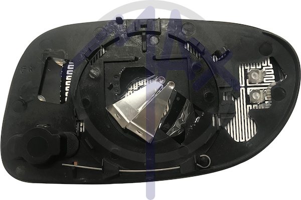 Rear-view mirror glass, right, heated aspherical chrome