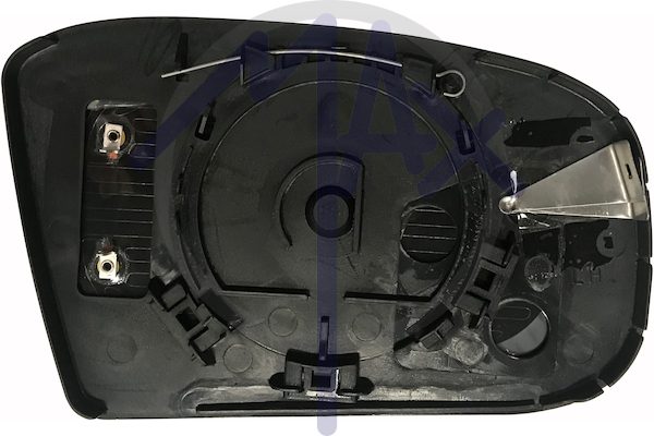 Left rear-view mirror glass, aspherical chrome, heated