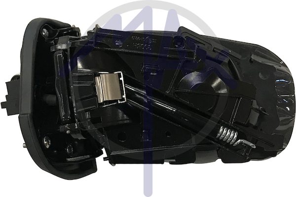 Specchietto retrovisore esterno sinistro, elettrico, senza calotta, vetro asferico cromato riscaldato, 7 pin