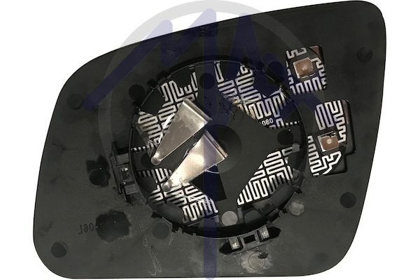 Rear-view mirror glass, right, heated aspherical chrome
