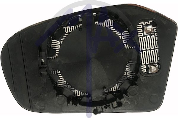 Rear-view mirror glass, right, heated aspherical chrome