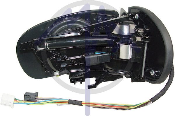 Specchietto retrovisore esterno destro, elettrico, senza calotta, vetro asferico cromato riscaldato