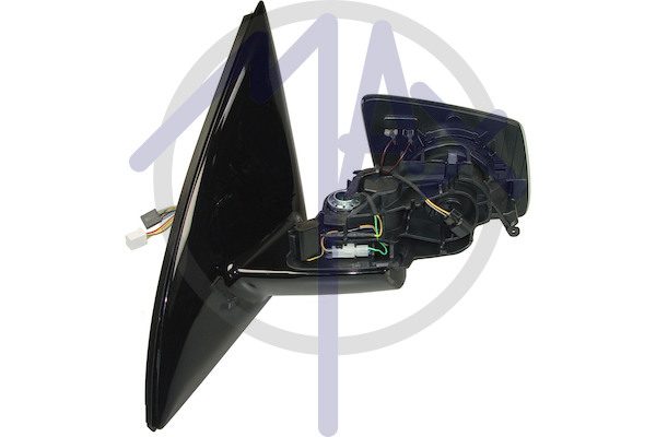Specchietto retrovisore esterno sinistro, elettrico, senza calotta, ripiegabile elettricamente, con memoria, vetro asferico cromato riscaldato